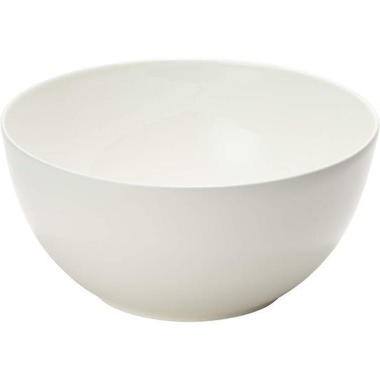 NARUMI Bowl Plate Styles COOL COUPE 25cm White Simple Stylish Bowl Salad Bowl Large Microwave Warm Dishwasher Safe Gift Box Included 51326-3572