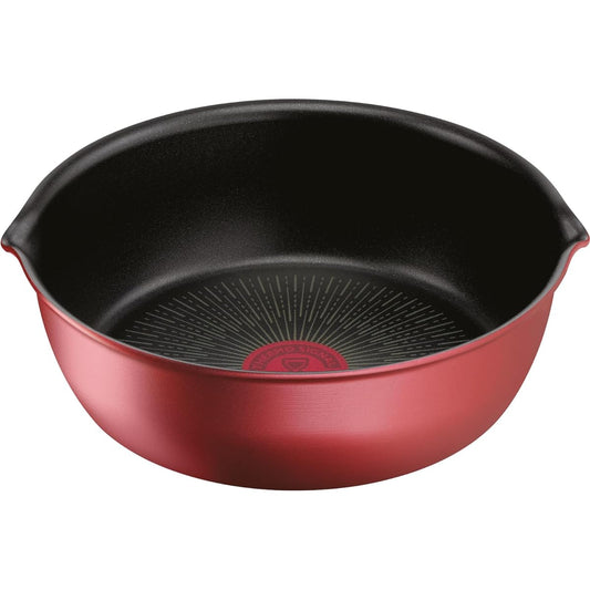 Tefal Multipan with removable handle 22cm IH gas fire compatible "Ingenio Neo IH Rouge Unlimited Multipan" Non-stick L38383