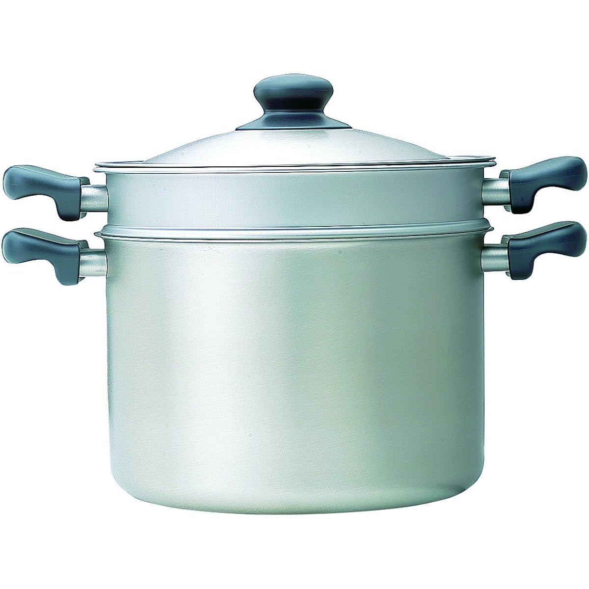 Sori Yanagi Pasta Pan with Colander Tsubame Sanjo Stainless Steel Dishwasher Safe Matte Finish