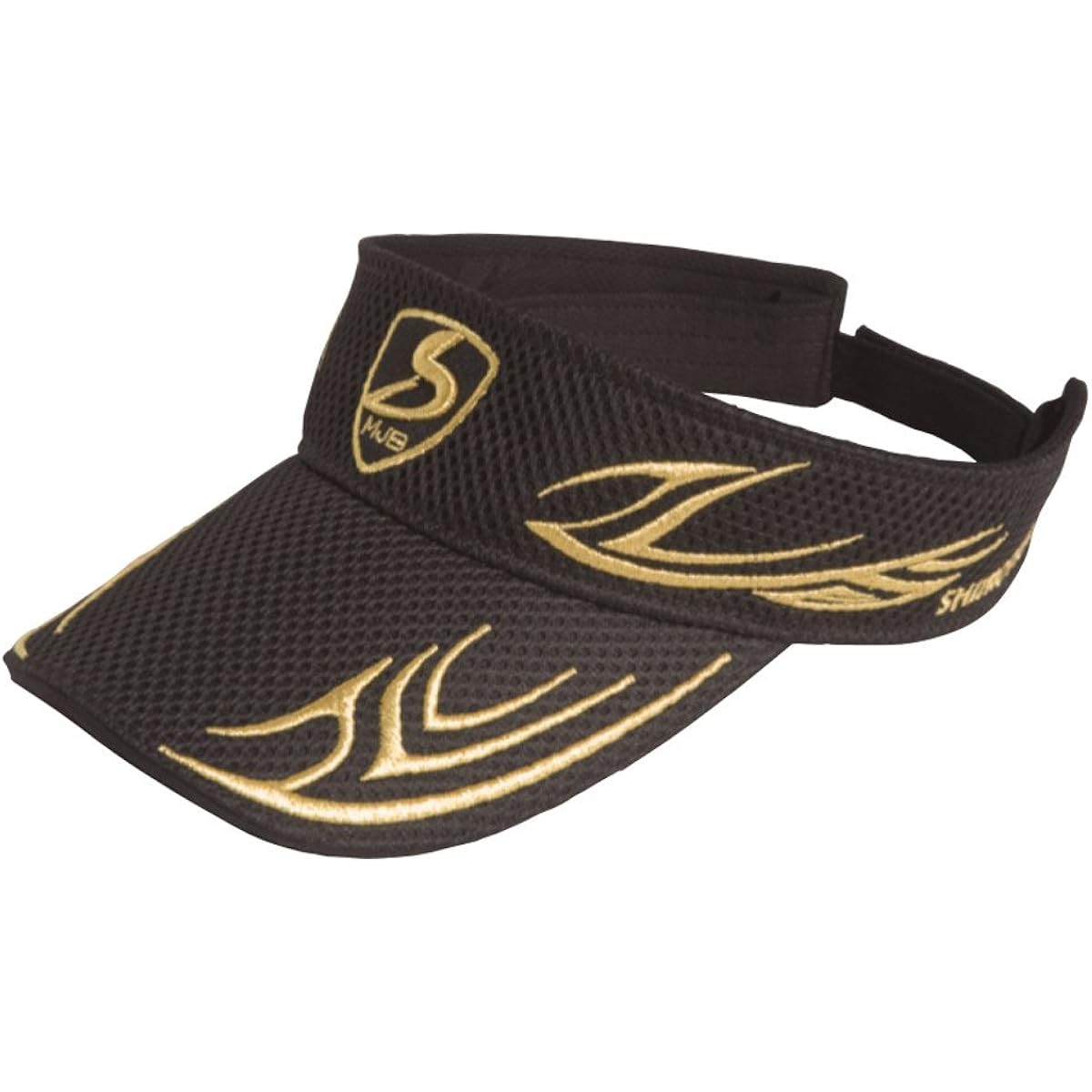 SHIMOTSUKE MJB Sun Visor BR SMC-028 BK×GD Free