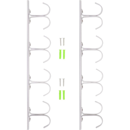 Lucausd Fishing Rod Ceiling Rack Aluminum Alloy 8 Rod Fishing Rod Holder Organizer for Garage Cabin Basement