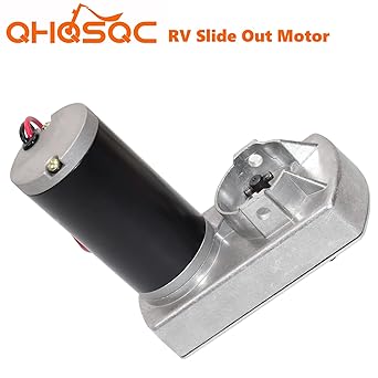 QHQSQC RV Slide Out motor 18: 1 Replacement RP-785615 30 Ampea 12 Bolt 5800RPM Camper Slide Out Motor M-8910 132682 168956