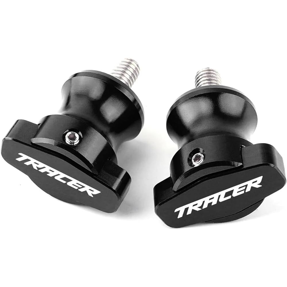 Bike Stand Screw Slider 6mm Motorcycle Accessories Swing Arm Spool Stand Screw Slider For TRACER 700GT 900GT TRACER MT09 MT07 MT 07 09 2014-2021 (Color: Black, Size: TRACER)