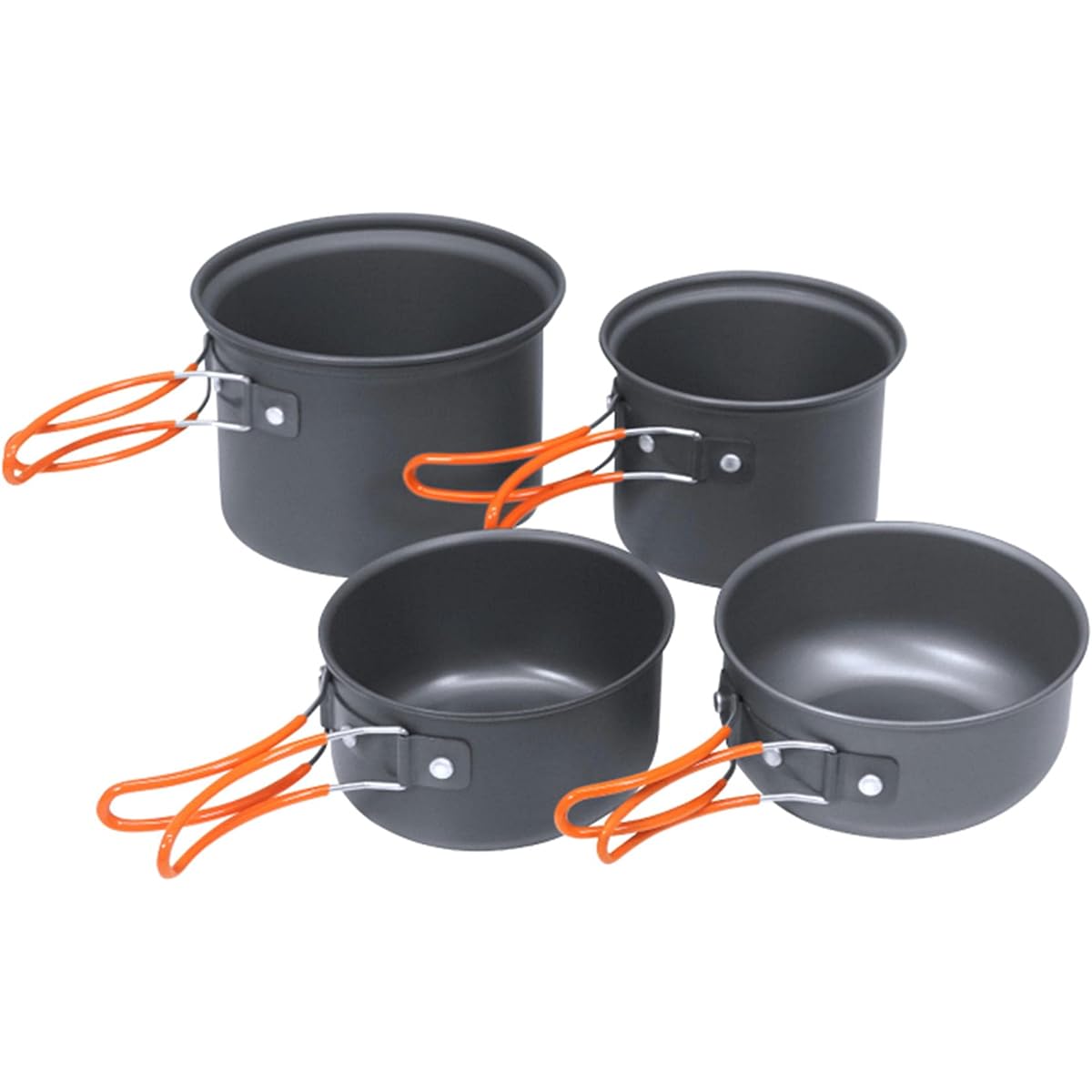 monomania Aluminum Cooker Cookware with Storage Bag Outdoor Camping BBQ Pot Tableware