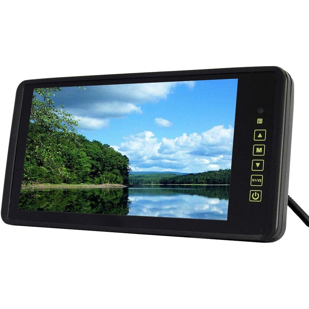 Rearview mirror monitor 9 inch room mirror monitor Back camera interlocking 12v 24v 16:9 B390B