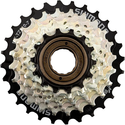 SHIMANO Multiple Freewheel MF-TZ510-7 7S 14-28T with spoke protector EMFTZ5107428CP TOURNEY