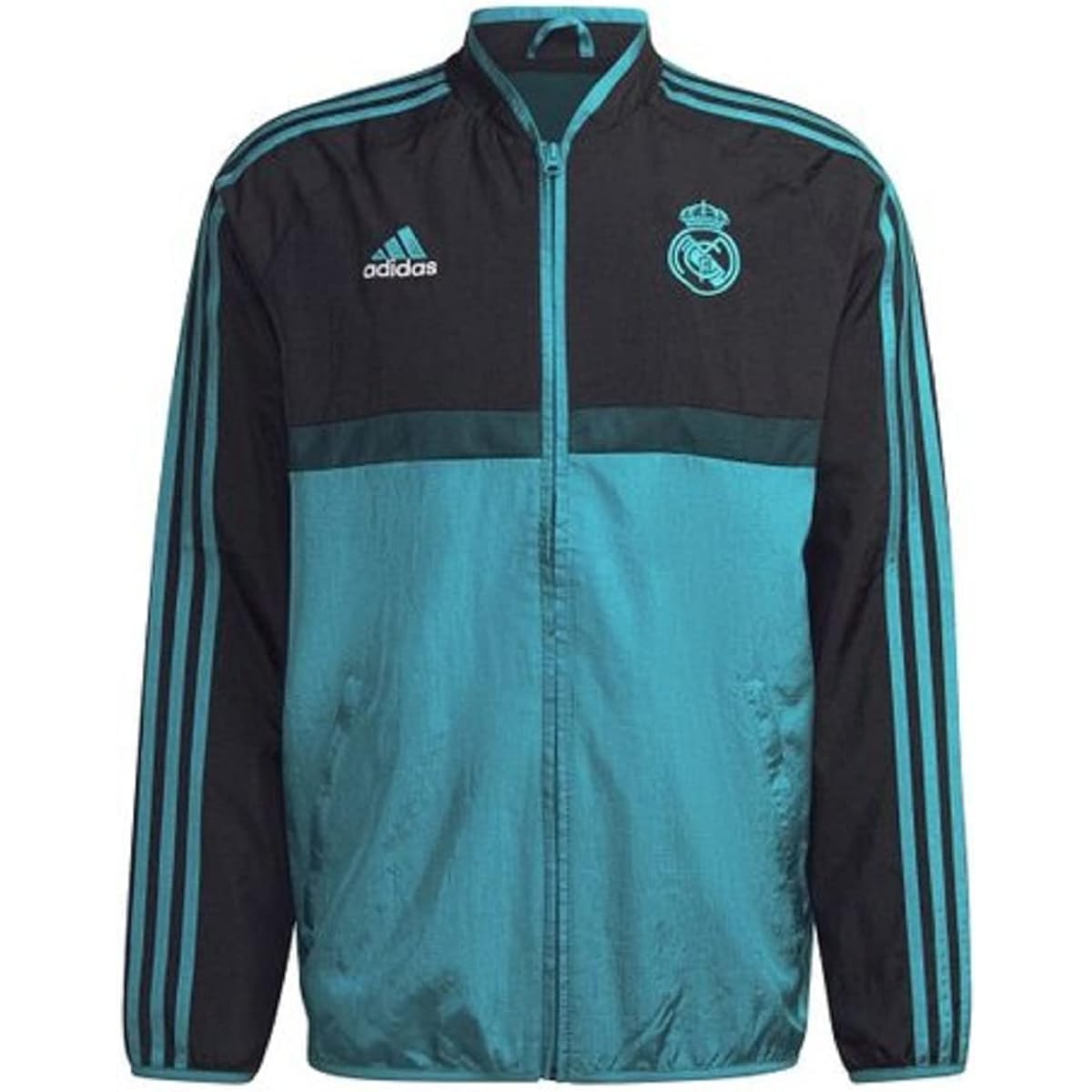 adidas Real Madrid Lined Mesh Woven Jacket Training Wear