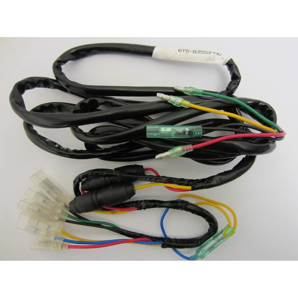 OEM Yamaha Marine Outdoor Original Dual Hughes Gauge Harness 6Y5-83553-N0-00