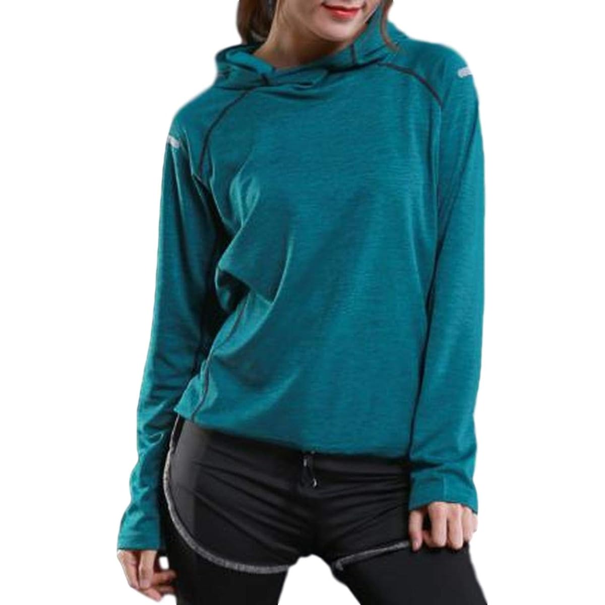 [Cenote Rico] Women's Training Wear, Long Sleeve, Parka, Quick Dry, Gym Wear, Yoga, Sportswear, Casual
