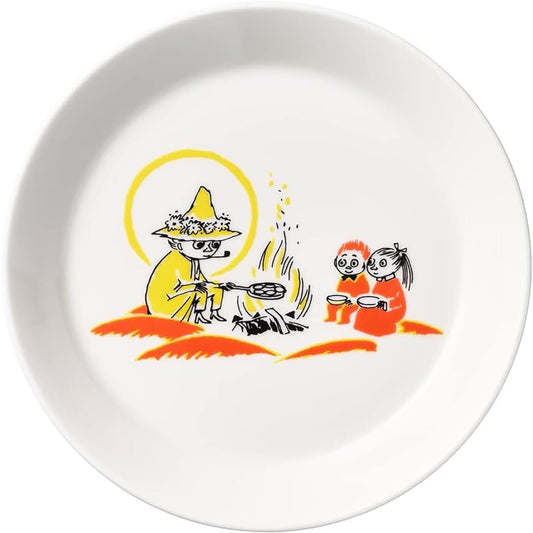 [Regular Imported Goods] Moomin (Moomin by ARABIA) Dish Plate 19cm "ABC" Snufkin Pattern Moomin Tableware Arabia 1064954