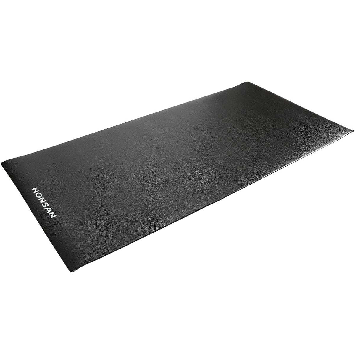 HONSAN Running Machine Mat, Exercise Bike Mat, Exercise Floor Mat, Anti-vibration, Soundproofing, Fitness Training, 2000 x 900 x 6mm, PVC Rubber Mat, Floor Protection, Shock Absorption, Anti-Slip
