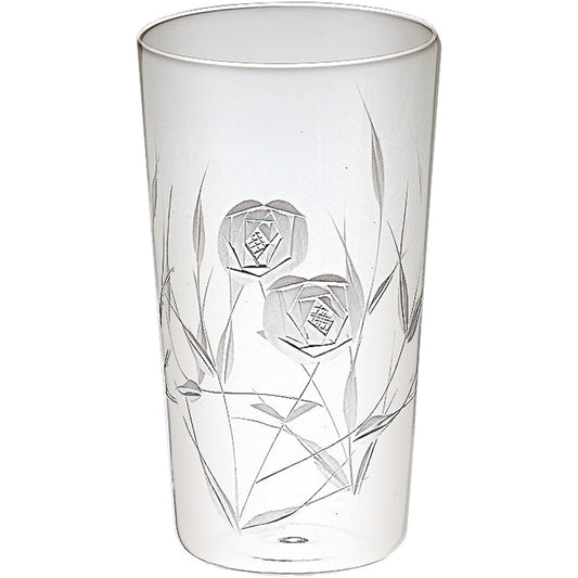 Hirota Glass Tokyo Reproduction Glass Rose 10oz TC-4-10