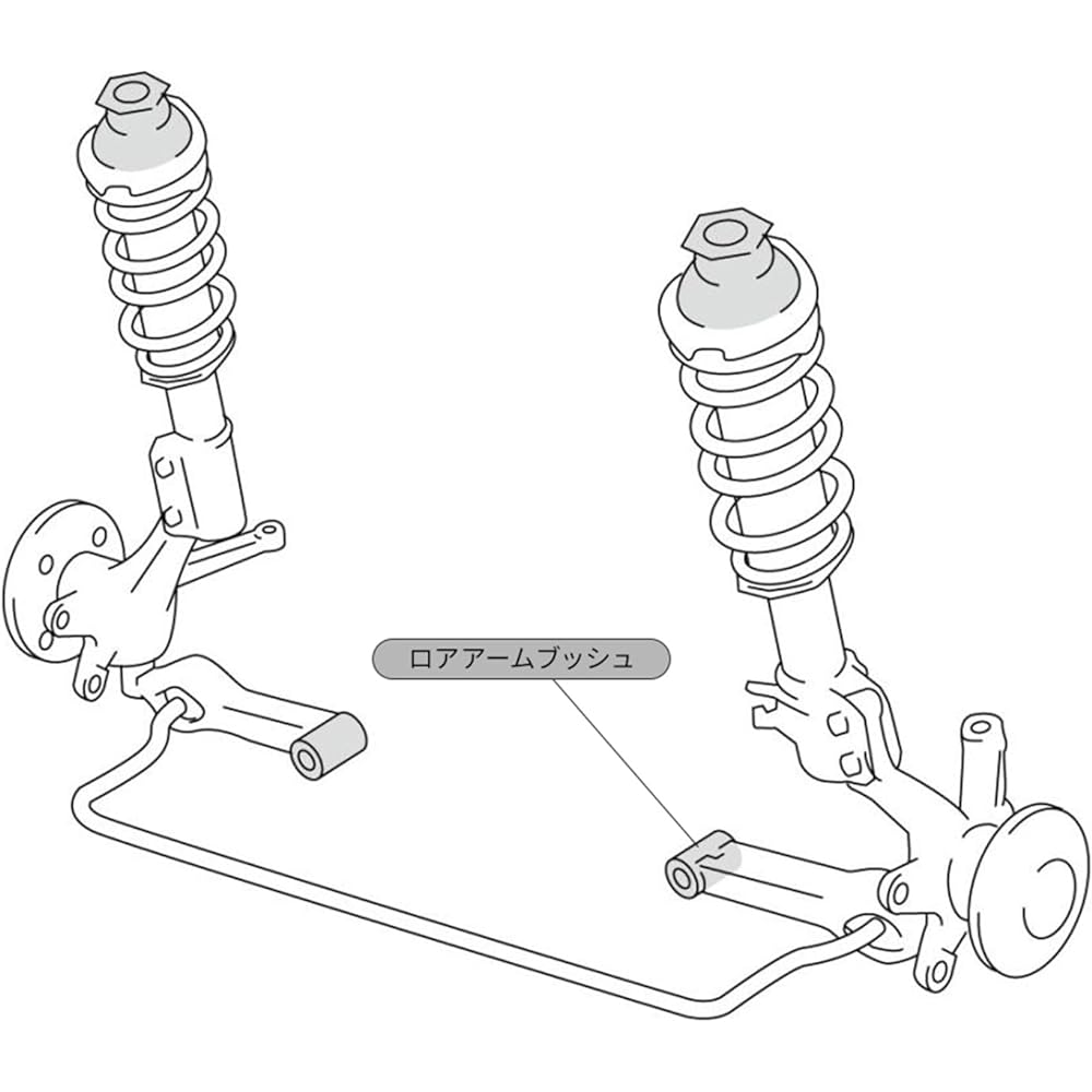 MONSTER SPORT Front lower arm bush (reinforced rubber) for Alto, Wagon R, Cervo mode 641500-2000M