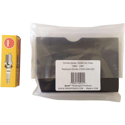 SPREE replacement/HONDA SPREE NQ50 (1984-1987) With air filter spark plug