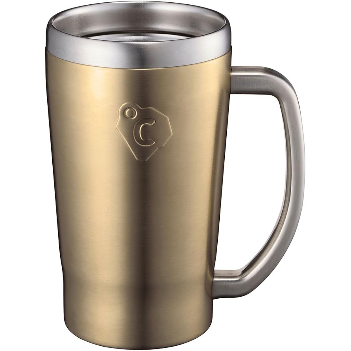 Doshisha Freezing Tumbler Mug Cooled to Sub-Freezing Points ON℃ZONE 420ml Gold OZFJ-420GD