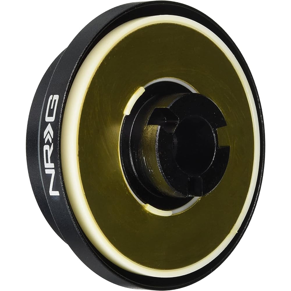 NRG Innovations NRG-SRK-100H Racing Style, Steering Wheel Quick Release Short Hub Adapter, 6 x 70mm Bolt Pattern, Black Body