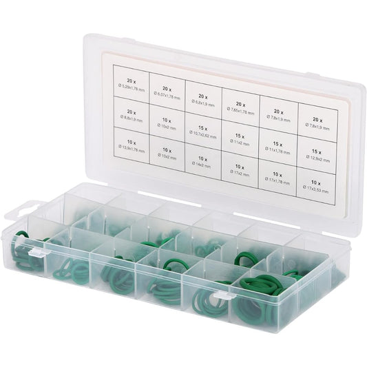 KS TOOLS O-rings assortment for HNBR air conditioning 270 pcs 970.0340