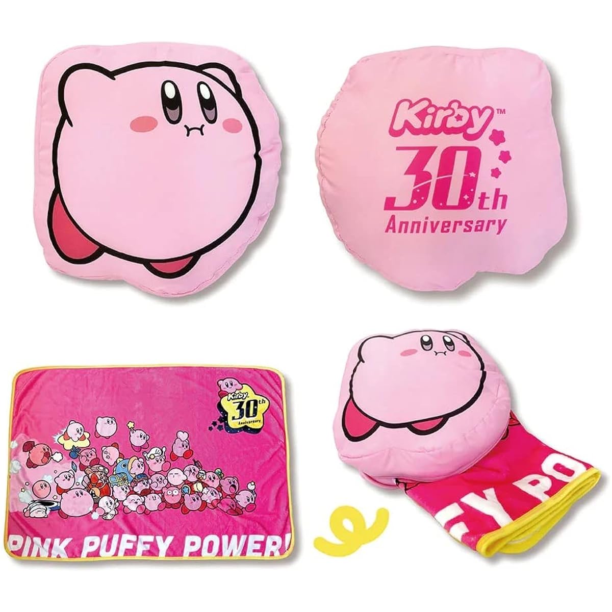 Kirby's Dream Land Kirby 30th Cushion Blanket