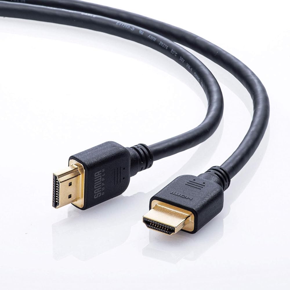 Sanwa Supply Ultra High Speed HDMI Cable (2m) 8K/4K DynamicHDR Compatible 48Gbps (Type A Male to Type A Male) KM-HD20-U20