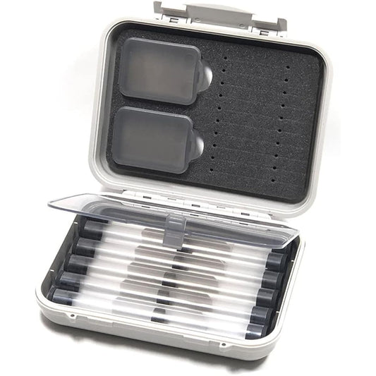 C&F Design CF-1206 S size Small Tubefly Case (WP tube fly case) 6 clear tubes