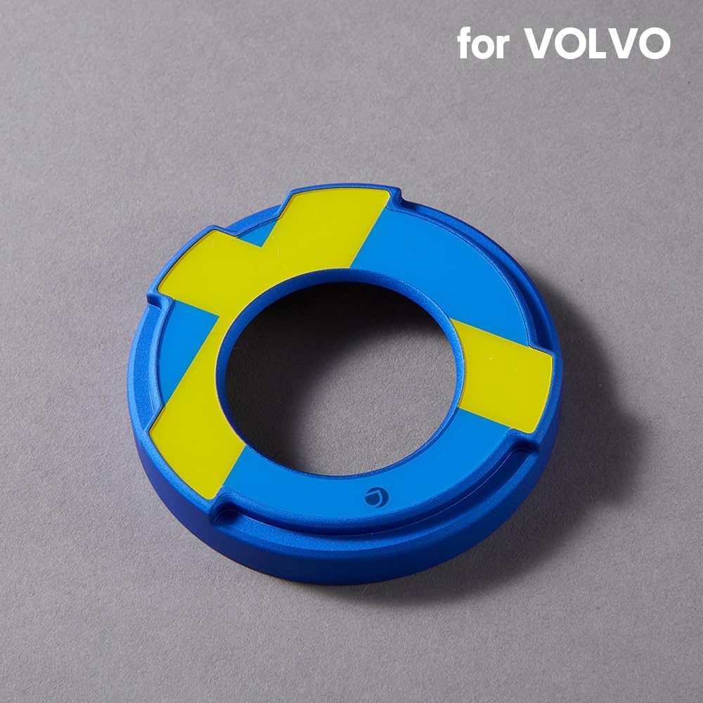 Fuel Cap Cover for Volvo Fuel Cap Cover Aluminum Fuel Cap Cover for VOLVO Authentic cover carved from a block of aluminum