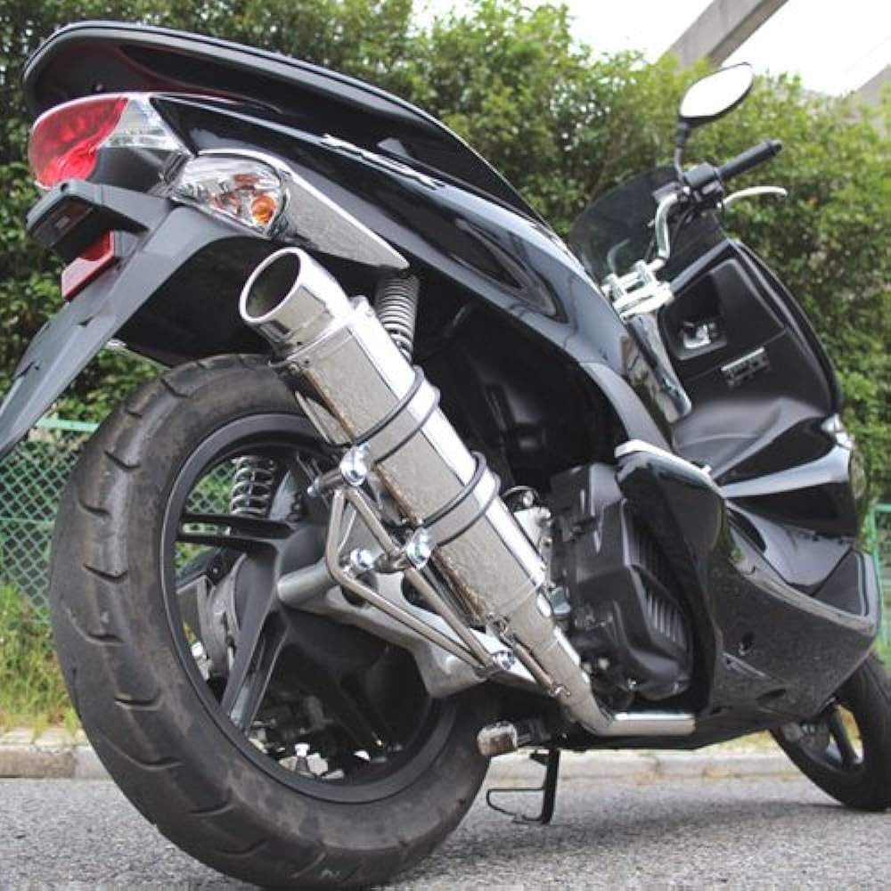 PCX 125 JF28 Stainless Steel Semi Up Custom Muffler