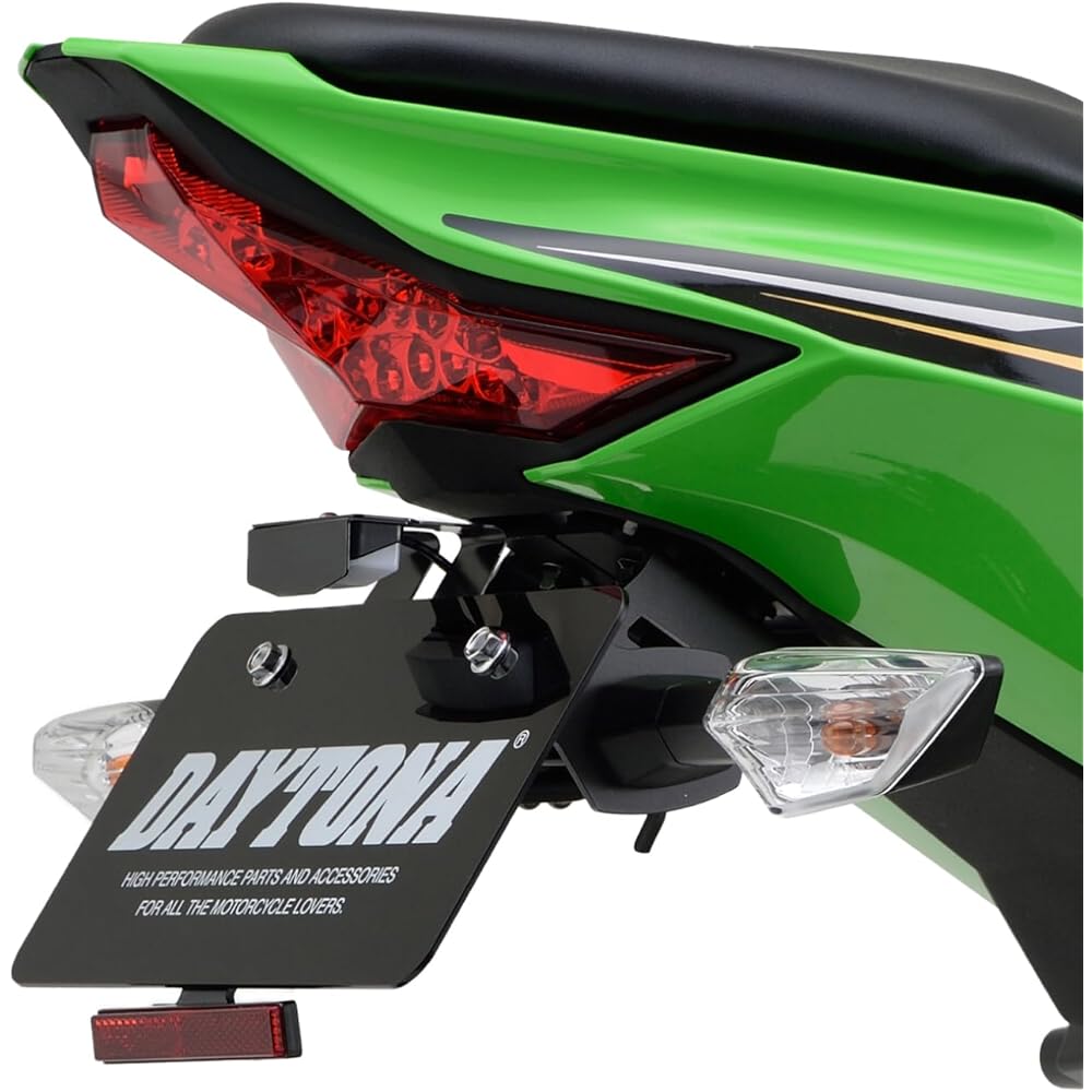 Daytona Motorcycle LED Fender Eliminator Kit Ninja ZX-25R/SE ZX-4R SE/4RR Includes LED License Lamp & Reflector Compliant with New Safety Standards 20323