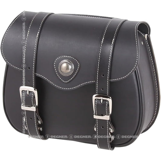 [DEGNER] Degner Genuine Leather Premium Leather Saddle Bag Harley Side Bag Leather Bike PRSB-3