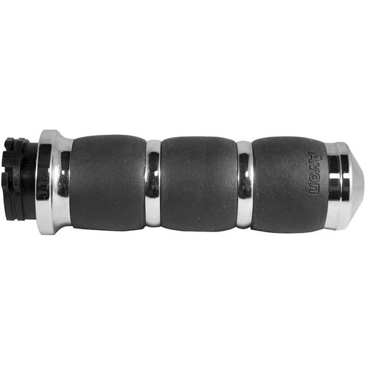 Avon 40-4333C Velvet Air Grip W/F-B-W Throttle Chrome