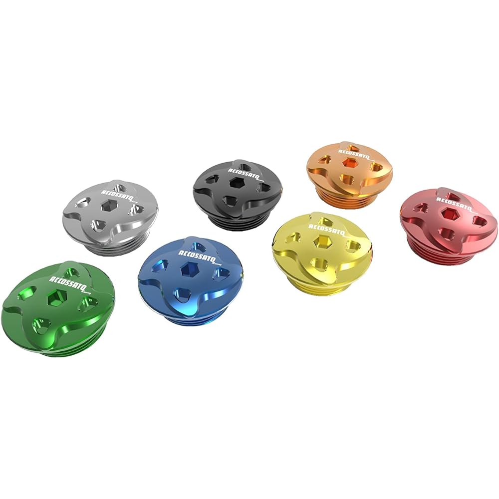 ACCOSATO Oil Filler Cap FP001 [Size M20xP1.5] GSX1400/GSX1300R Hayabusa/Bandit 1250F/Gradius 400 Red 400-FP001R