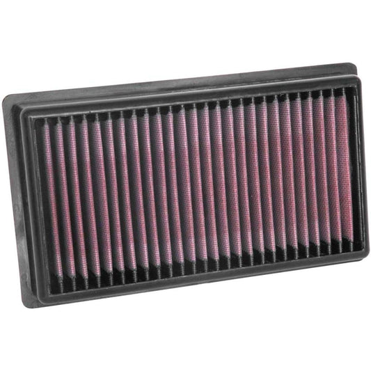 [Parallel import] K & N engine air filter reusable Premium replacement car air air filter that can be cleaned and washed for every 75,000 miles: 2018-2019 HYUNDAI/KIA (Ascent, Rio) compatible 33-5081