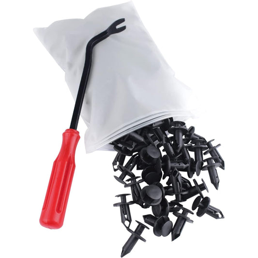 SOUTHWIT 7661855 Faster Rivet Polaris Sportsman RZR RANGER Snow Mobill Pin Plastic Clip ATV Body Bumper Clip Fastener Bet 120 pieces & Remover