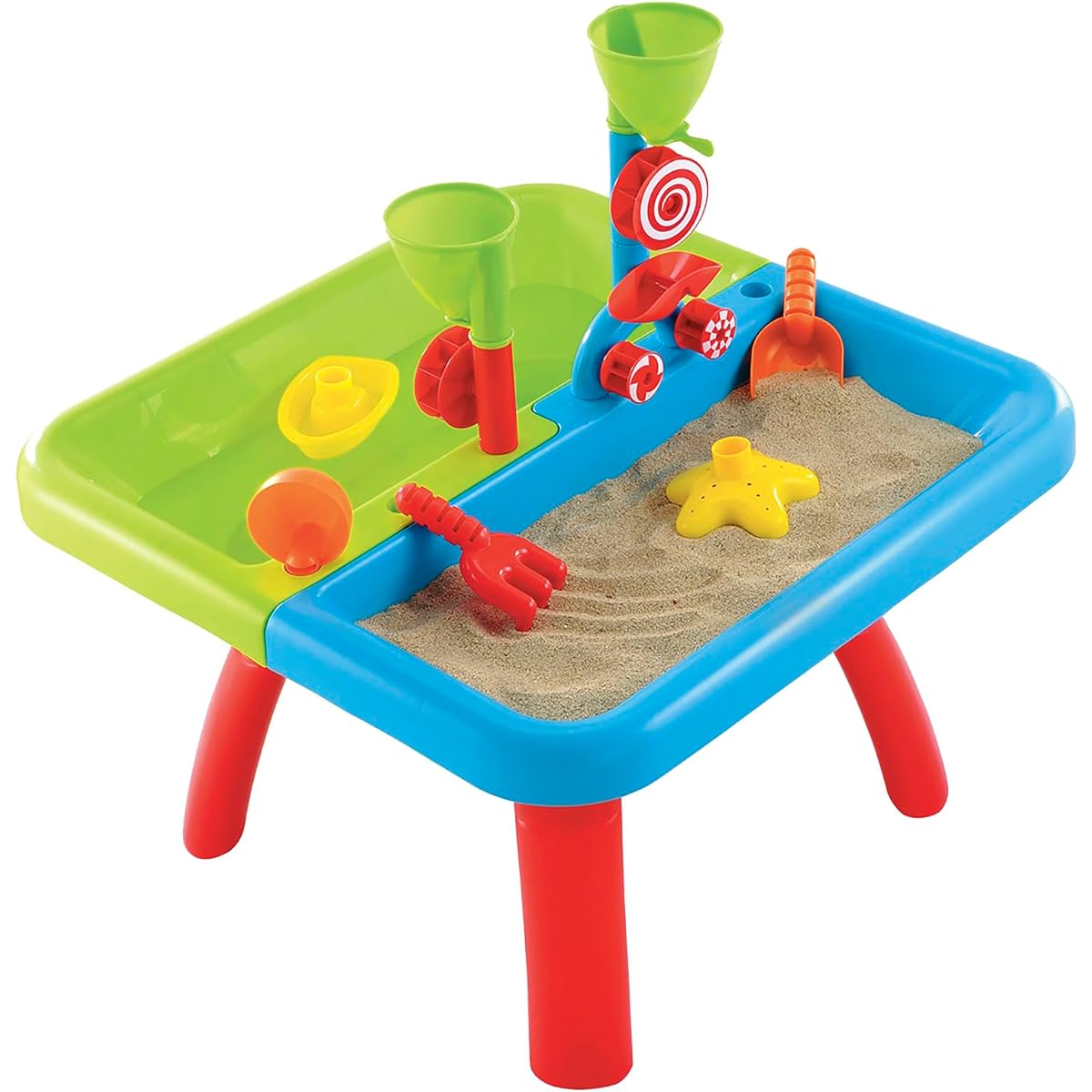 Early Learning Center Sand & Water Table with Lid Sandbox Play Water Play 141656 Genuine Product