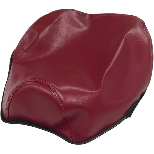 Honda Super Cub Pro 50 (AA09) (AA07) /110 (JA44) (JA42)/Cross Cub (AA06) Seat Cover Made in Japan (Thick Fabric) [Fabric Color: Wine Red/Transparent Stitch] Reupholstery Type CHRIS-HCH-