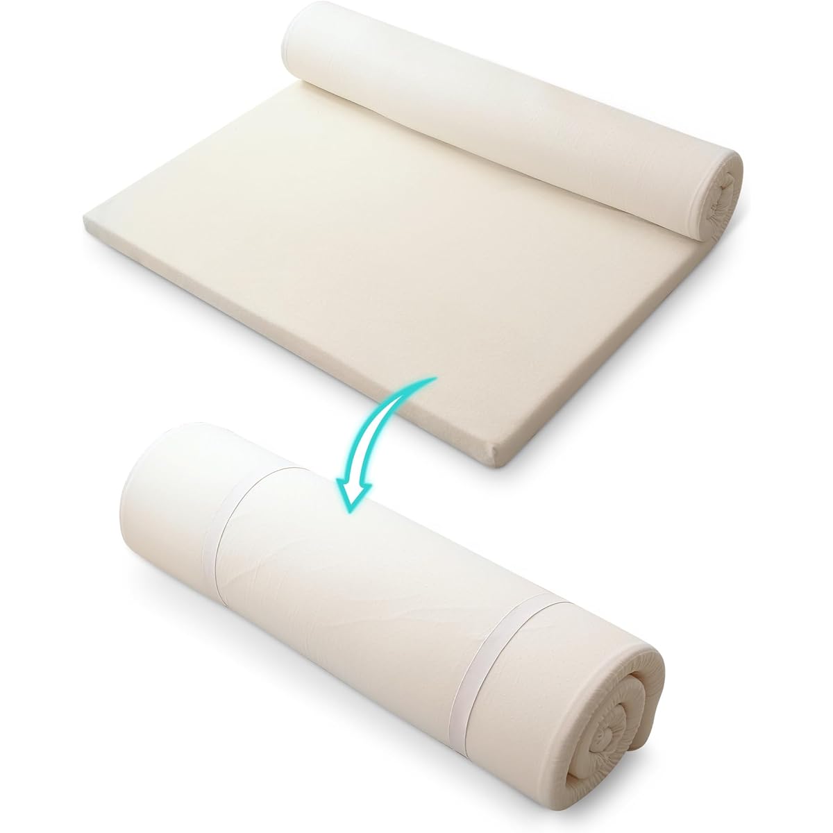 Sleep&Life High Resilience Mattress Single Futon Thin Soft Mattress That Doesn't Hurt Your Slim Body Prevents Slip Washable Bedding Thickness 3cm Hardness 178N