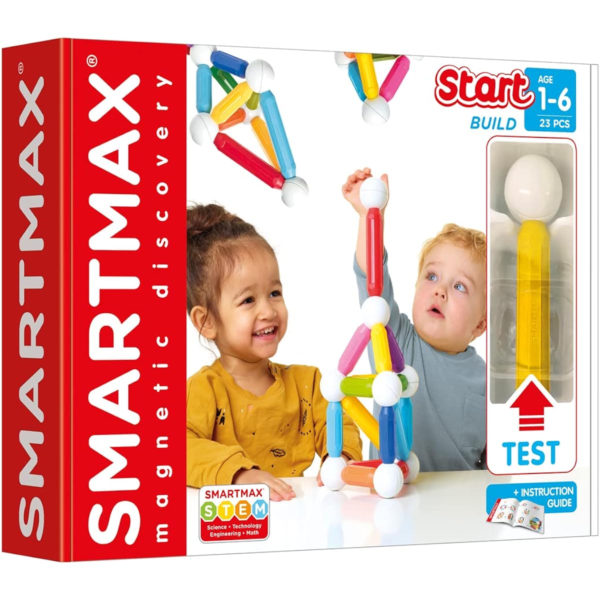 Smart Max Toddler Magnetic Block Build Starter 23 Pieces SMX309 Genuine Product