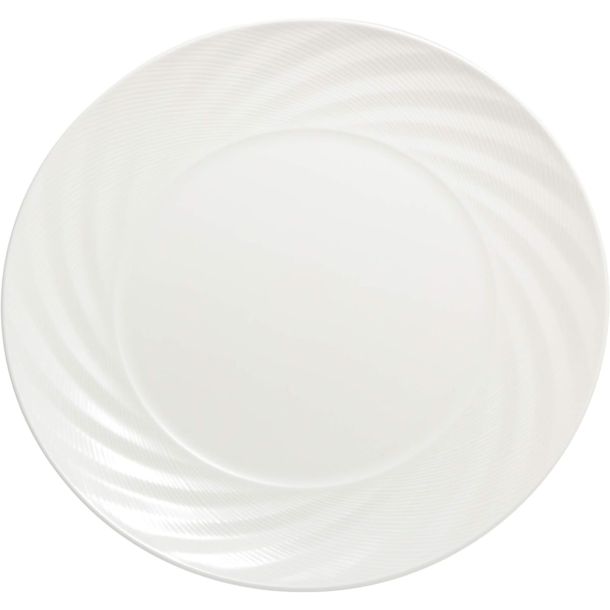 NARUMI Plate Sense Relief White 30cm Rim Microwave Warming/Dishwasher Safe 51800-5769