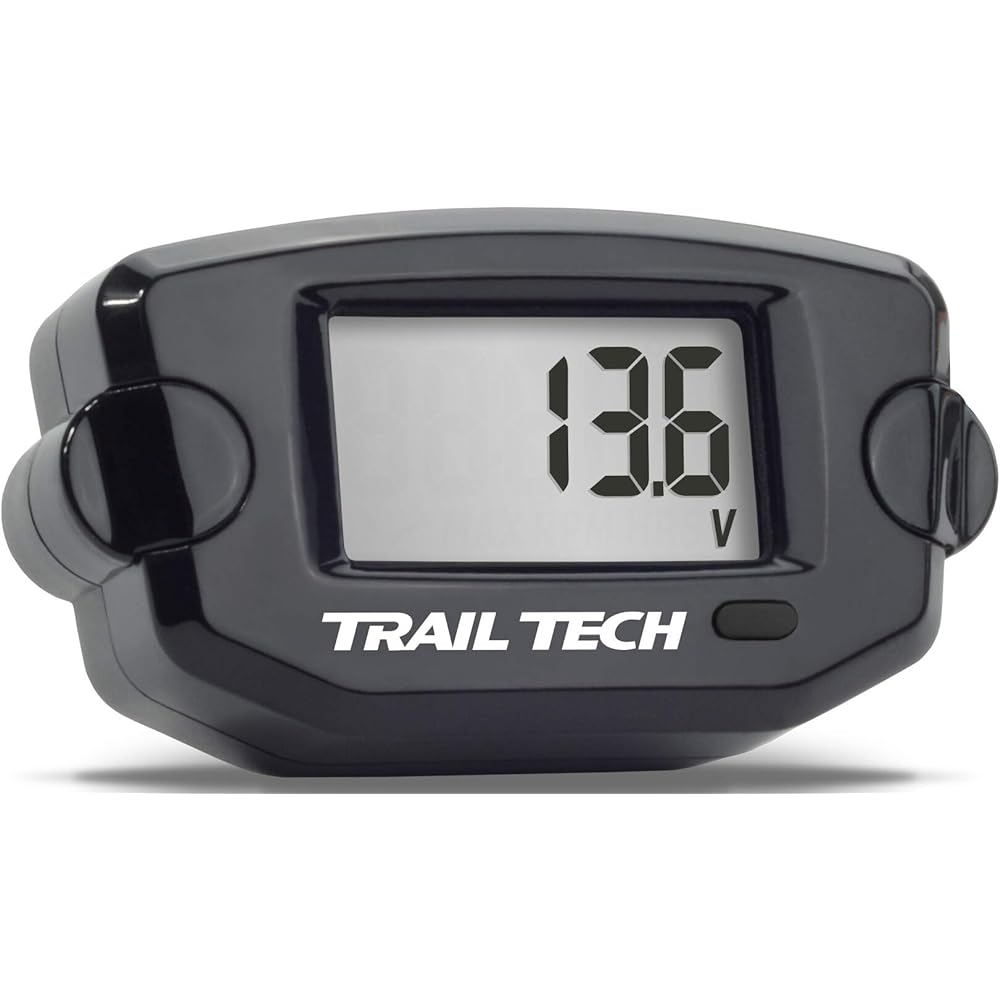 TRAIL TECH 742-V00-BL TTO digital voltage gauge meter surface implementation