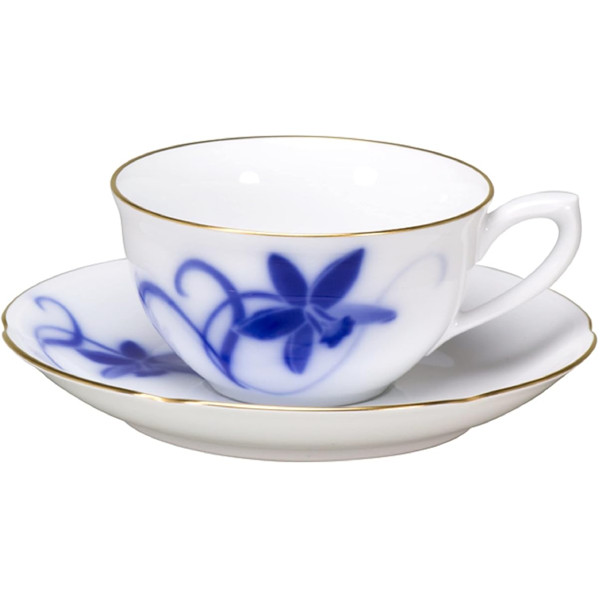 Okura Toen <Direct store only> Blue Cattleya Cup & Saucer 96C/A603
