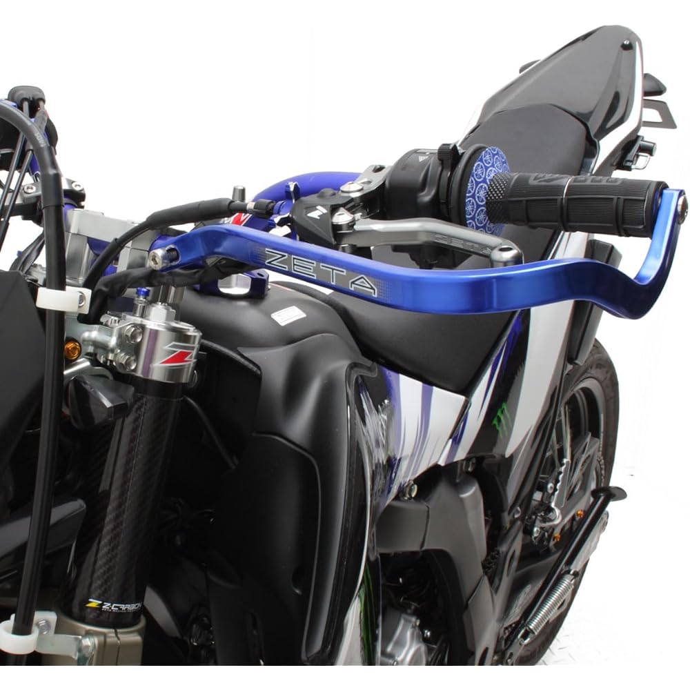 ZETA ARMOR Armor Hand Guard Bend Blue for SX Handlebar (28.6mm) ZE72-0105