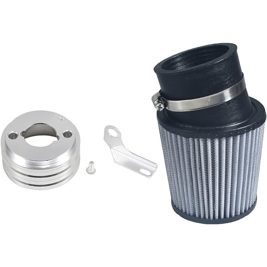 COEFEPIY Mini Bike Air Filter with Adapter Kit Predator 212cc Engine Racing Go Kart Karting Mini Bike 6.5HP Engine