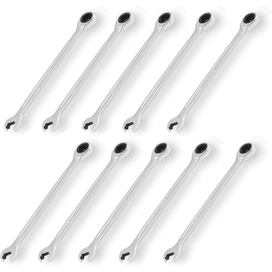 TONE Quick Ratchet Box Wrench RMQ-08-10S Width across flats 8mm 10 pieces
