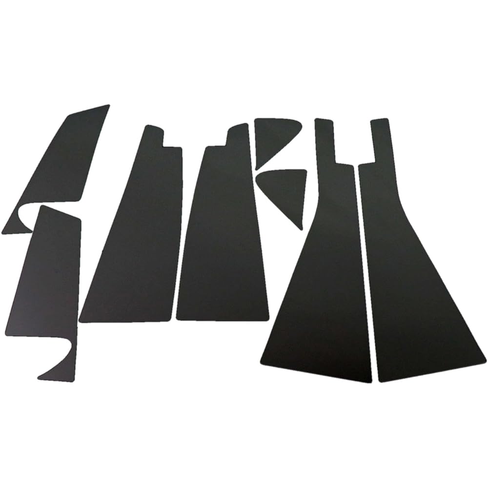 BRIGHTZ Alphard 20 25 Super Mirror Stainless Steel Black Plated Pillar Panel Visor Useful 8PC [PIL-BLA-093] ANH20W ANH25W GGH20W GGH25W ANH GGH H20 H25 Alphard 4957