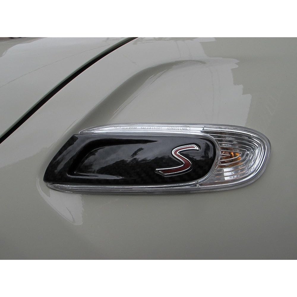 ATEX Dry Carbon Side Marker SCUTTLE VENTS Overlay Cover Mini Cooper F55/F56 S