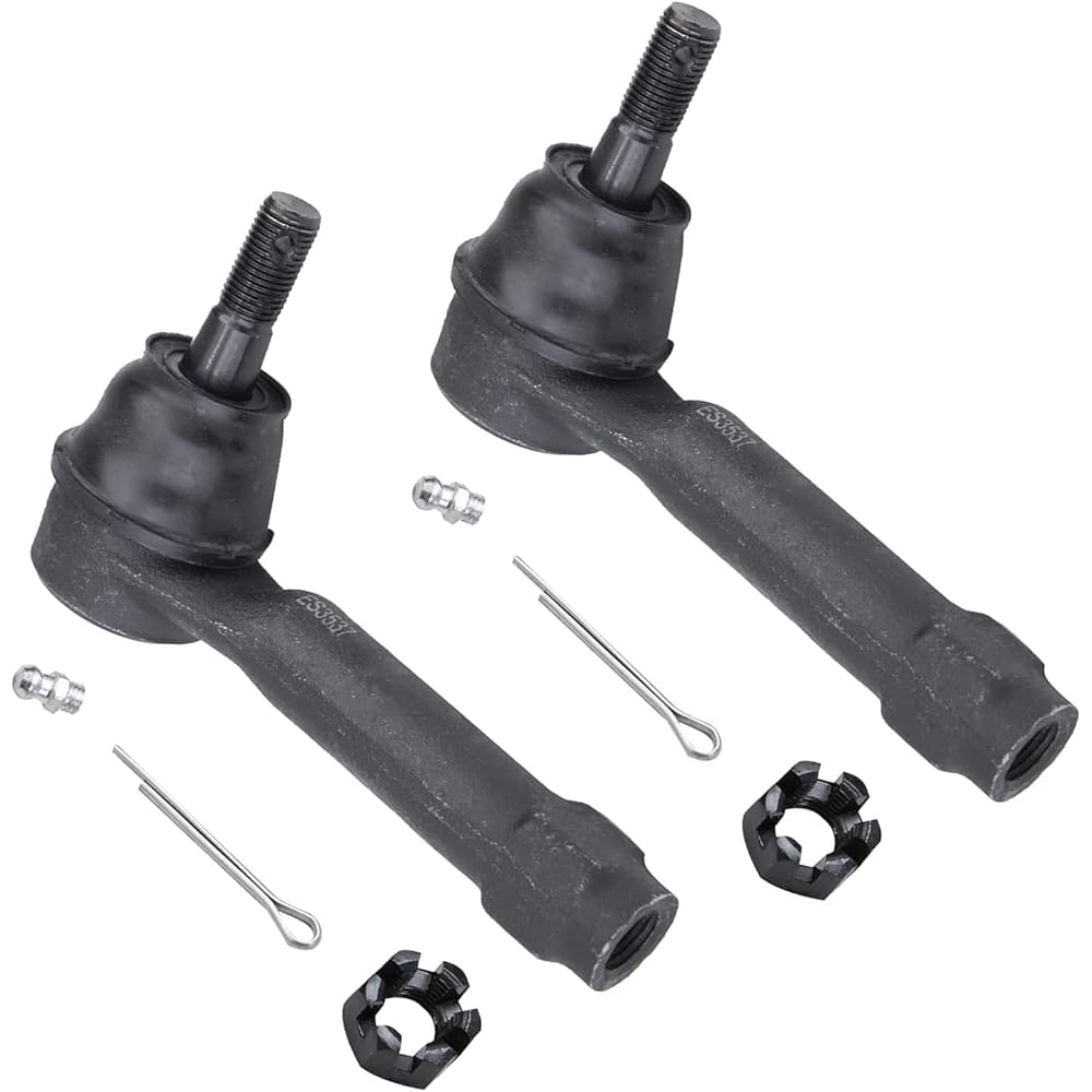 Detroit AXLE - 6 Piece Front inner, Outer Thai Rod End and Rack Boots For replacement 2002 2002 2003 2005 2005 2006 2006 2006 DODGE TOWN & COUNTRY VOYAGER CARAVAN GRAND CARAVAN Minivan
