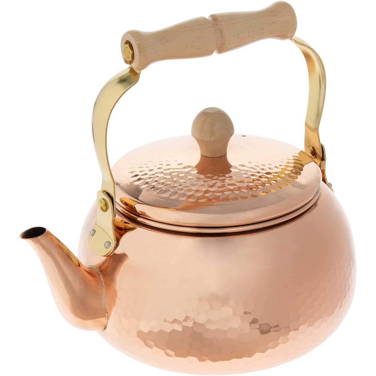 Nagao Tsubamesanjo Pure Copper Kettle 2.4L with Polishing Agent Made in Japan