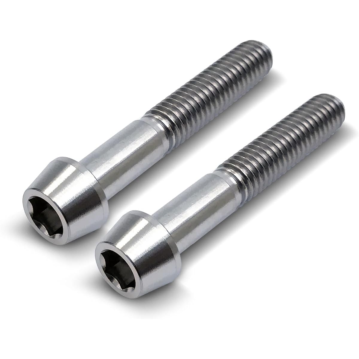 EGWORKS ULTRA-Ti™ High Strength 64 Titanium Taper Bolt M6x40mm (Set of 2)