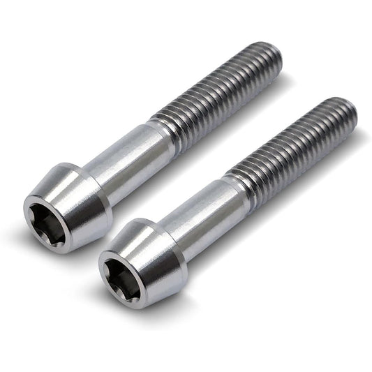 EGWORKS ULTRA-Ti™ High Strength 64 Titanium Taper Bolt M6x40mm (Set of 2)