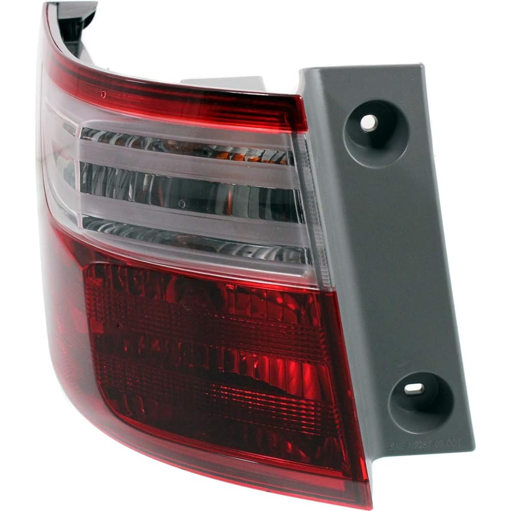 EVAN FISCHER side of the driver's side outer tail light assembly 2011-2013 Honda Odyssey Body Mount with Light bulb