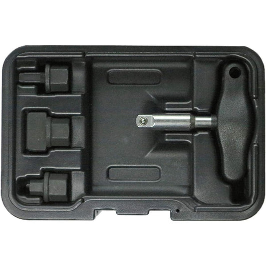 Wrench set for plastic oil drain plug FT-17504AZ